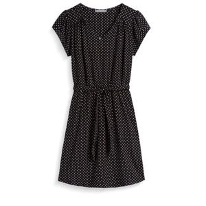 Loveapella Aberdeen Knit Dress XL Black Polka Dot
